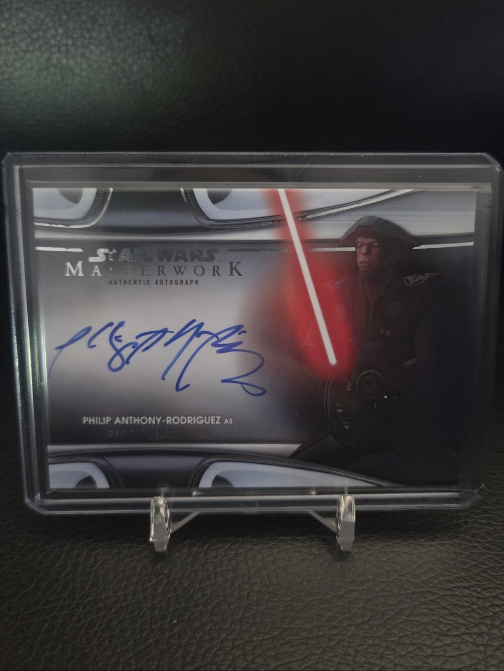 Topps Star Wars Masterwork Fifth Brother from Star Wars Rebels Autograph Card